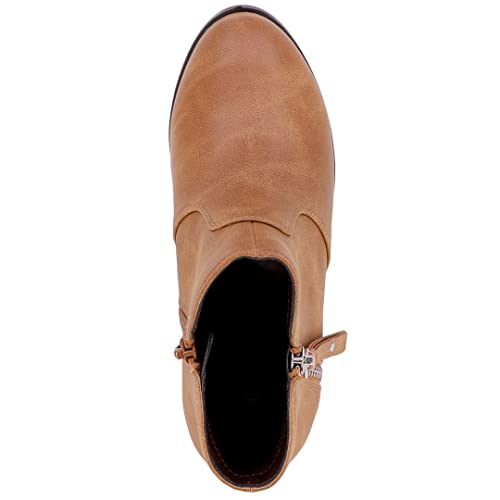 Girls' Black Alley Ankle Boots with Zipper