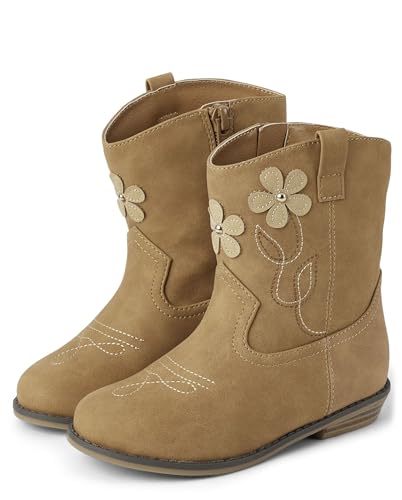Toddler Cowgirl Boots - Prairie Tan, Size 2