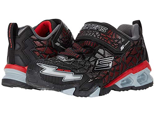 Skechers Boys Black/Red Hydro Lights Sneakers
