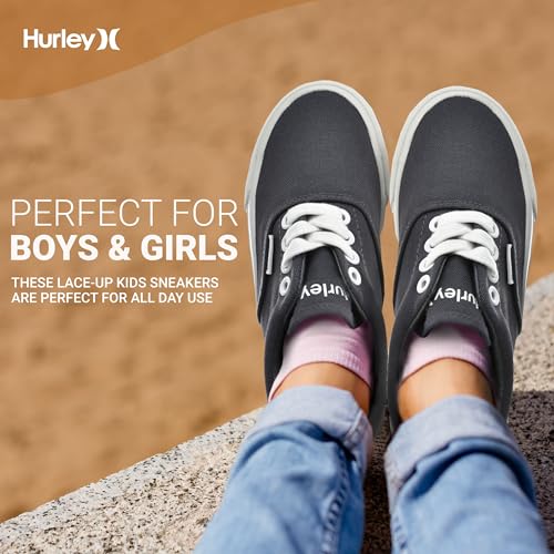 Hurley Marley Kids Lace-Up Canvas Sneakers