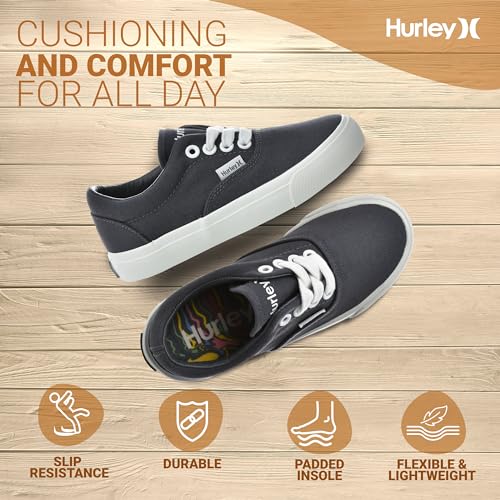 Hurley Marley Kids Lace-Up Canvas Sneakers