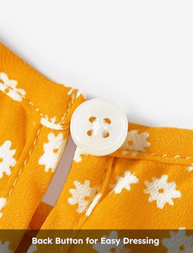 Mommy and Me Yellow Polka Dot Dresses Set