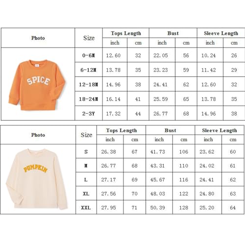 Mommy and Me Halloween Pumpkin Spice Sweatshirts