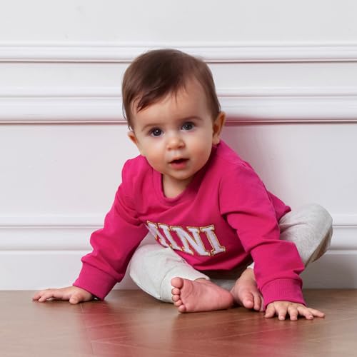 Mommy and Me Letter Print Sweatshirt Set