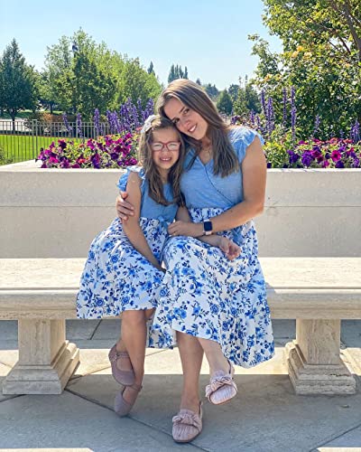 IFFEI Mommy and Me Floral Dress Set 9-12M