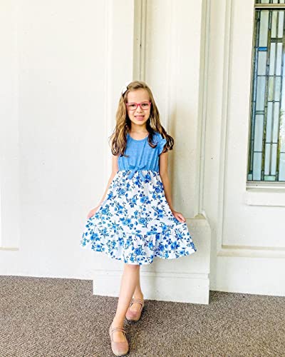 IFFEI Mommy and Me Floral Dress Set 9-12M