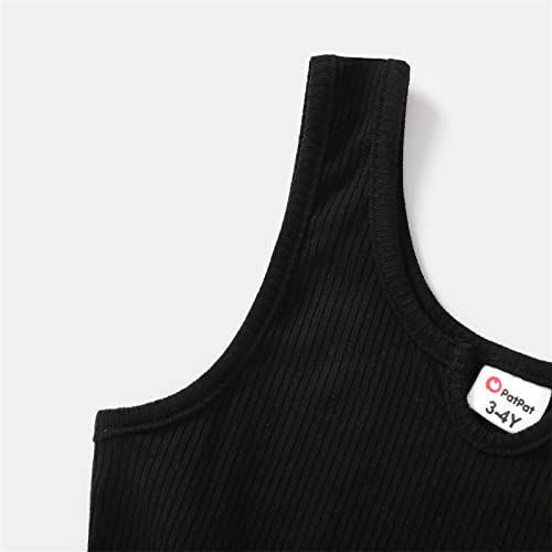 Mom and Me Black Green Tank Jumpsuit