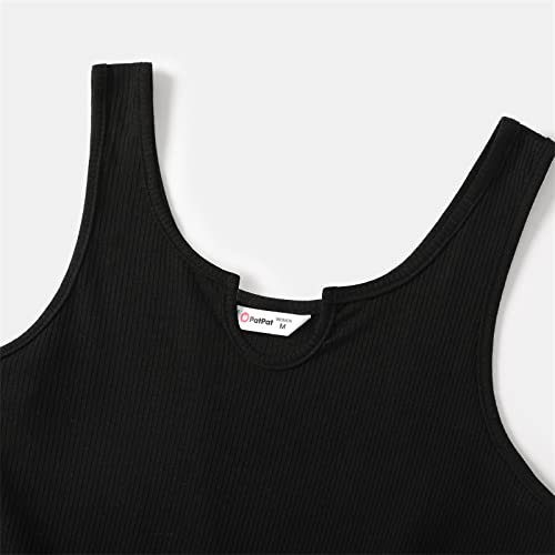 Mom and Me Black Green Tank Jumpsuit