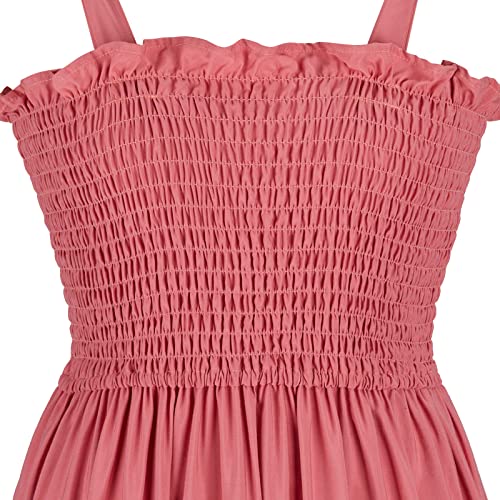 Mommy and Me Pink Floral Summer Dress