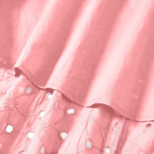 Mommy and Me Pink Spaghetti Strap Dresses