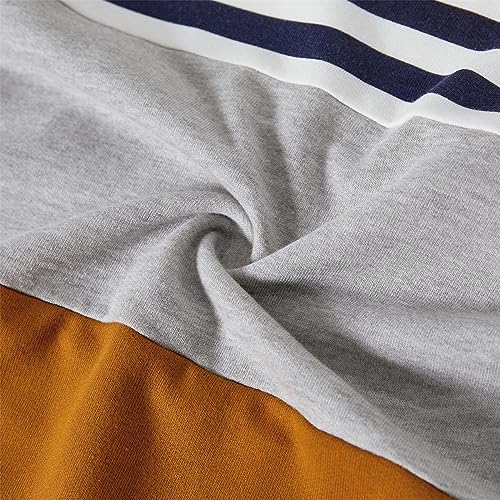 Matching Mommy and Me Colorblock Fall Shirts for Kids