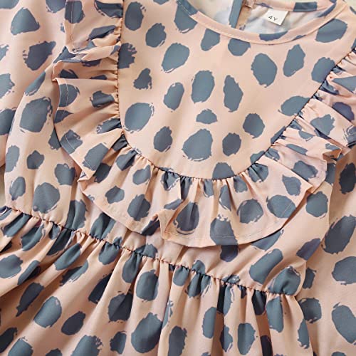 Mother-Daughter Floral Ruffle Midi Dress Set