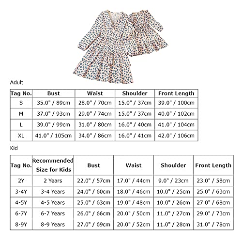 Mother-Daughter Floral Ruffle Midi Dress Set