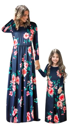 Mommy and Me Floral Maxi Dress Set