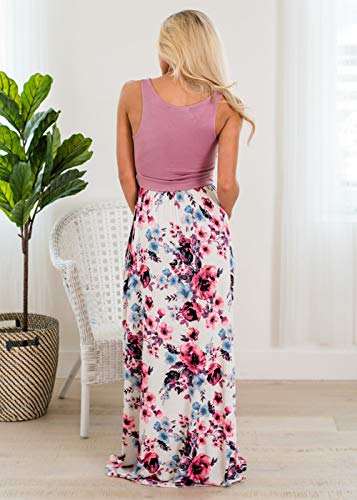 Matching Mommy and Me Floral Maxi Dress