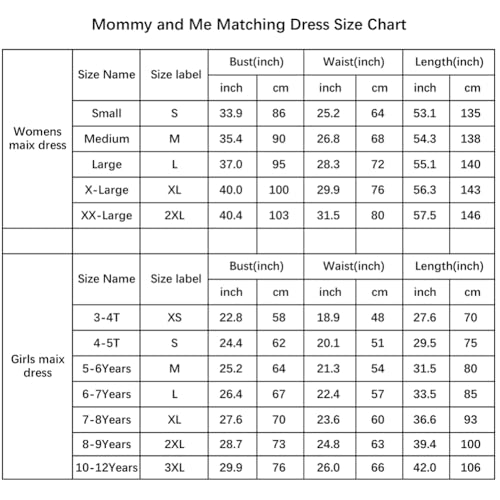 Matching Mommy and Me Floral Maxi Dress