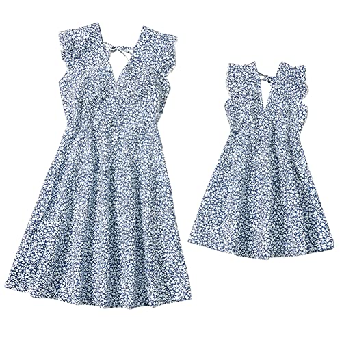 Matching Mommy and Me Floral Summer Dresses