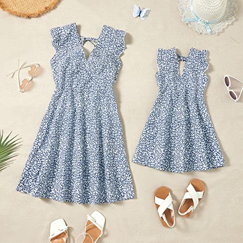 Matching Mommy and Me Floral Summer Dresses