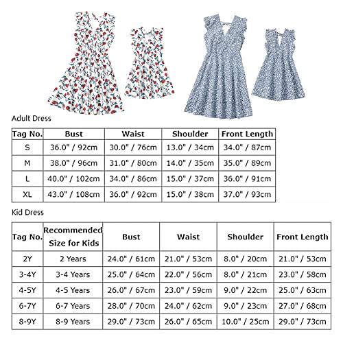 Matching Mommy and Me Floral Summer Dresses