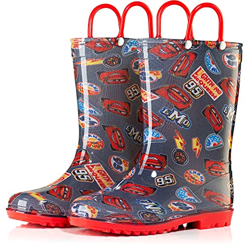 Disney Cars Lightning McQueen Toddler Rain Boots