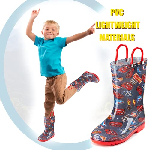 Disney Cars Lightning McQueen Toddler Rain Boots