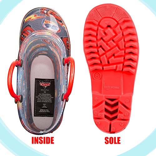 Disney Cars Lightning McQueen Toddler Rain Boots