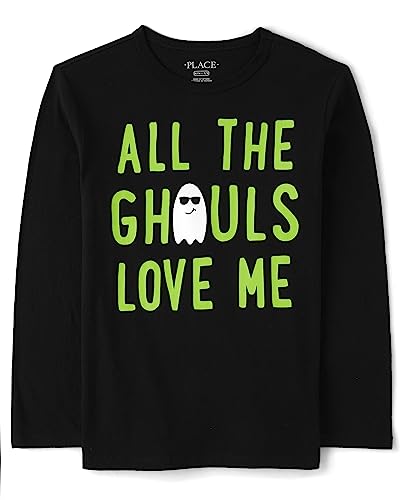Boys' Glow-in-the-Dark Halloween Graphic Tee