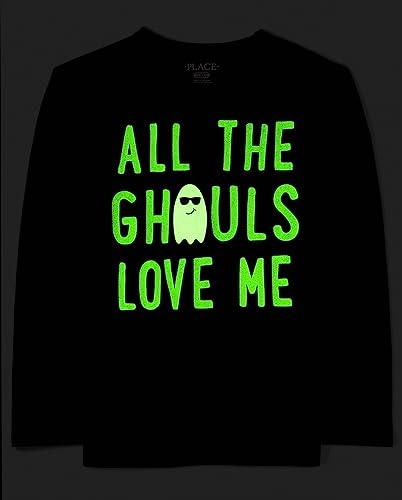 Boys' Glow-in-the-Dark Halloween Graphic Tee