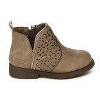 OshKosh B'Gosh Girls Taupe Ankle Boots, Size 12