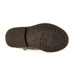 OshKosh B'Gosh Girls Taupe Ankle Boots, Size 12