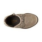 OshKosh B'Gosh Girls Taupe Ankle Boots, Size 12