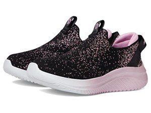 Skechers Ultra Flex Kids Sneakers, Black/Rose Gold