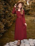 Long Sleeve A-line Dress