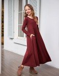 Long Sleeve A-line Dress