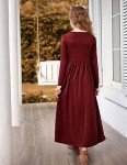 Long Sleeve A-line Dress
