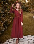 Long Sleeve A-line Dress