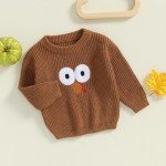 Thanksgiving Turkey Knit Pullover