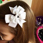 40-Piece Pinwheel Hair Bows for Kids