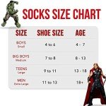 Marvel Legends Athletic Socks for Boys & Men
