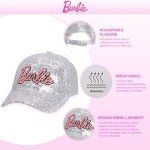 Barbie Pink Adjustable Baseball Cap for Girls