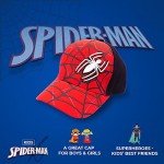 Spiderman Baseball Cap for Boys Ages 3-9