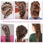Colorful Hair Bands and Styling Tools Set for Kids