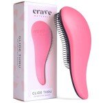 Kids' Detangling Brush for All Hair Types - Pink