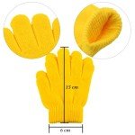 Cooraby Kids' 12 Pairs Warm Stretchy Magic Gloves