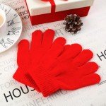 Cooraby Kids' 12 Pairs Warm Stretchy Magic Gloves