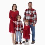 Mommy and Me Burgundy Midi Dress Set