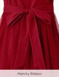 Mommy and Me Burgundy Midi Dress Set