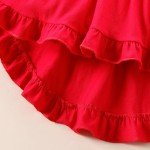 Toddler Christmas Outfit Set with Ruffle Dress