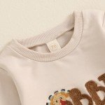 Thanksgiving Turkey Print Outfit for Toddler Boys