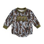 Camouflage Deer Sweatshirt Romper